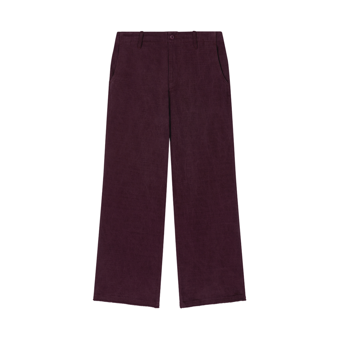 AOPFW26PT01TP AGEOFPARAMOUNT Raw Edge Pants Tyrian Purple