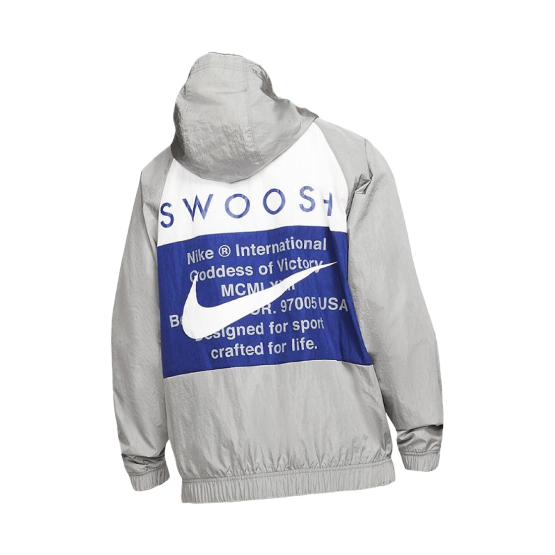 나이키 더블 스우시 우븐 윈드러너 자켓 그레이 블루 (DD1089-073)(Nike Double Swoosh Woven Windrunner Jacket Grey Blue (DD1089-073)) - 2