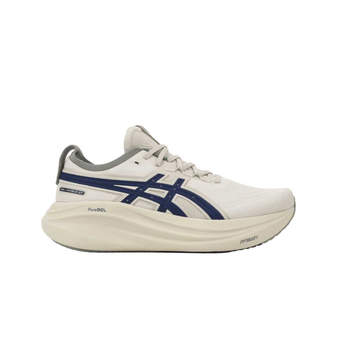 1011C028-200 Asics Gel-Nimbus 27 Asics Track Club Birch Indigo Blue - D Standard