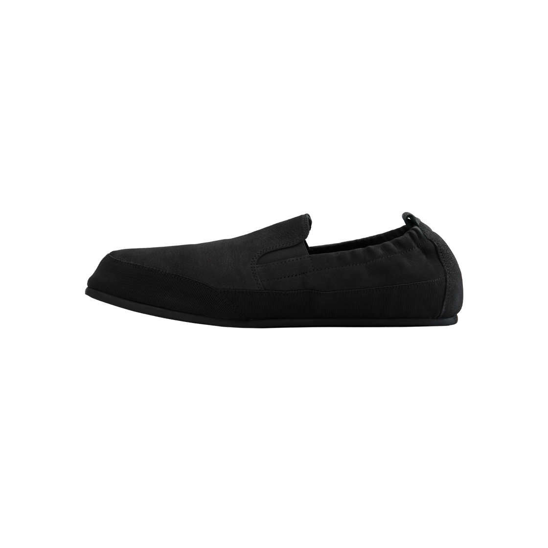 폴리테루 레더 슬립 온 블랙(Polyteru Leather Slip On Black) - 3