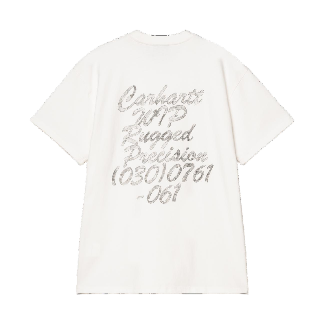 칼하트 WIP 숏슬리브 해칭 스크립트 티셔츠 왁스(Carhartt WIP S/S Hatching Script T-Shirt Wax) - 2