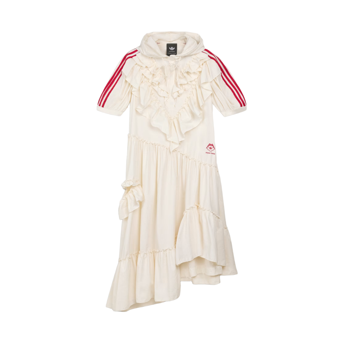 KQ6959 (W) Adidas x Simone Rocha Originals Frill Dress Chalk White - KR Sizing