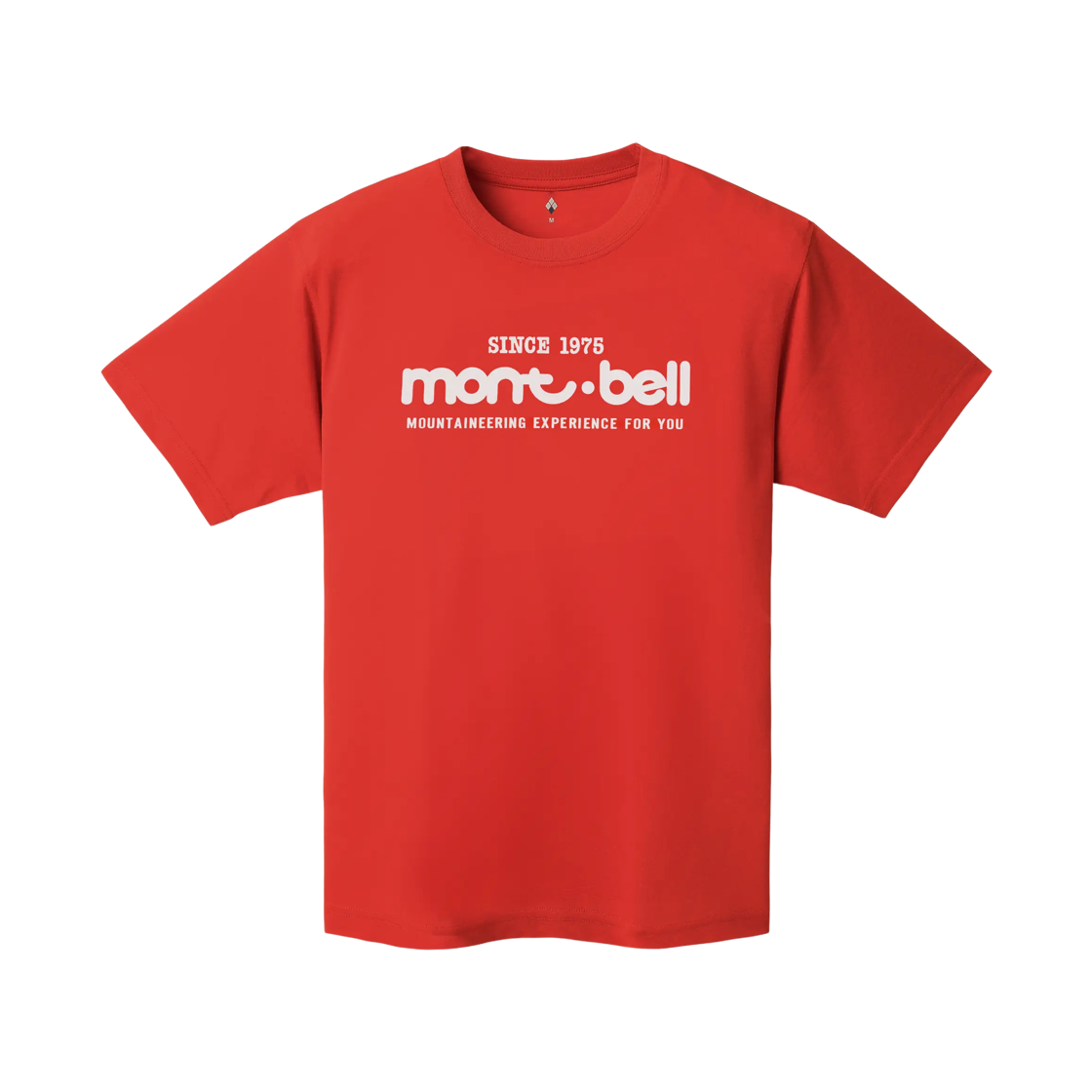 2304021 Montbell Wickron Logo 50th Anniversary T-Shirt Red