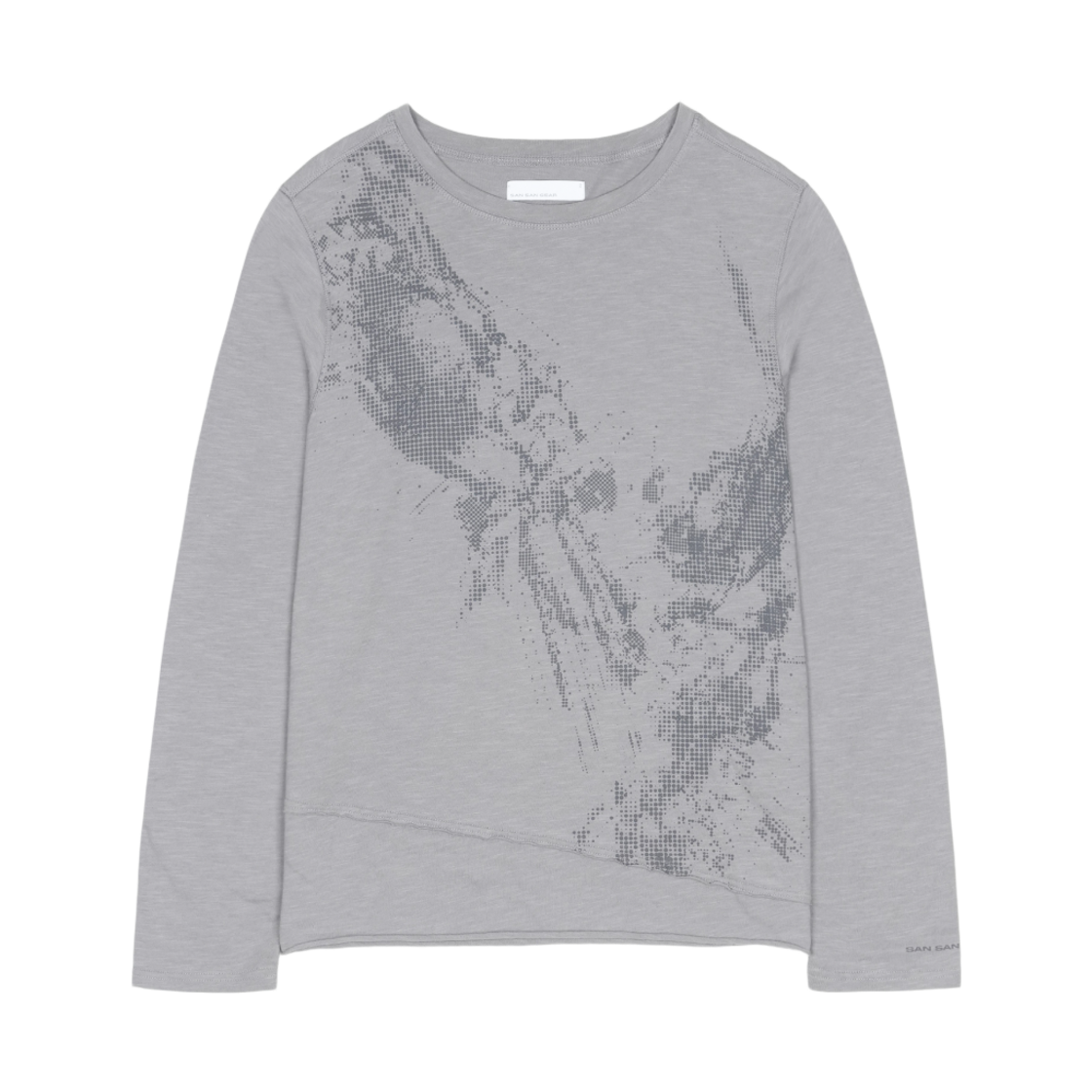 산산기어 도트 롱슬리브 그레이(Sansan Gear Dot Long Sleeve Grey)