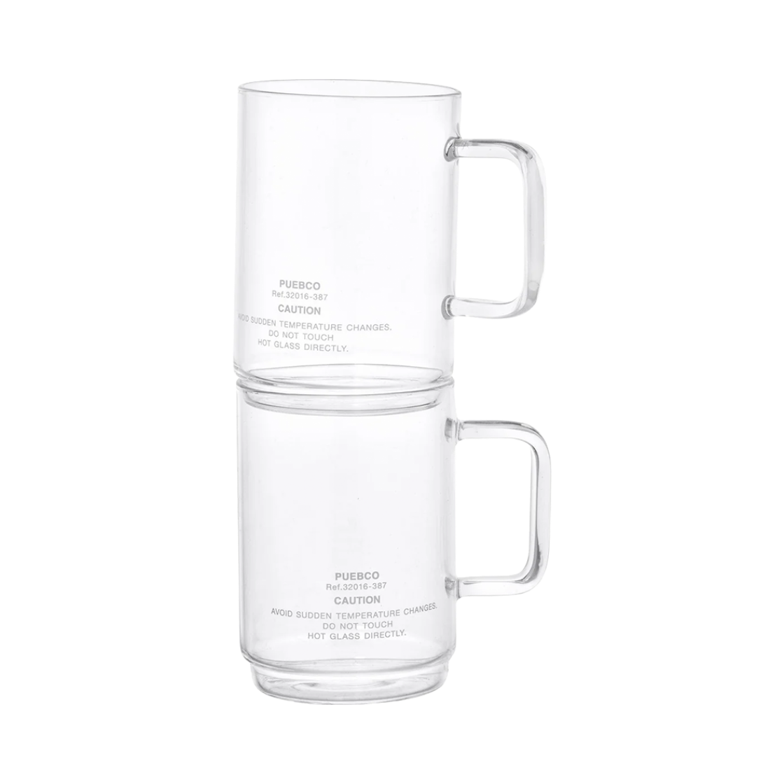 푸에브코 보로실리케이트 글래스 머그 샐로우 스태킹 멀티 - 26FW(Puebco Borosilicate Glass Mug Shallow Stacking Multi - 26FW) - 2