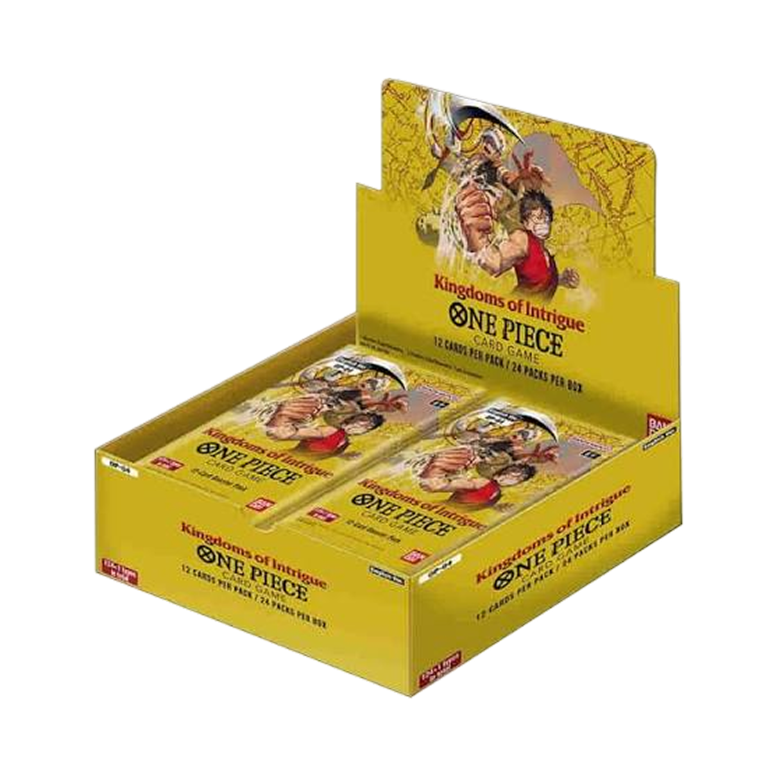 원피스 TCG 부스터 팩 모략의 왕국 박스 (24팩/영문판)(One Piece TCG Booster Pack Kingdoms of Intrigue (Pack of 24/English Ver.)) - 1