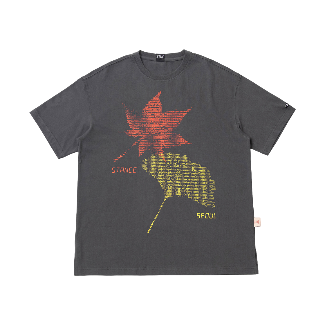 스텐스 서울 어텀 코드 시즌 탑 (차콜)(STANCE SEOUL AUTUMN CODE SEASON TOP (CHARCOAL))