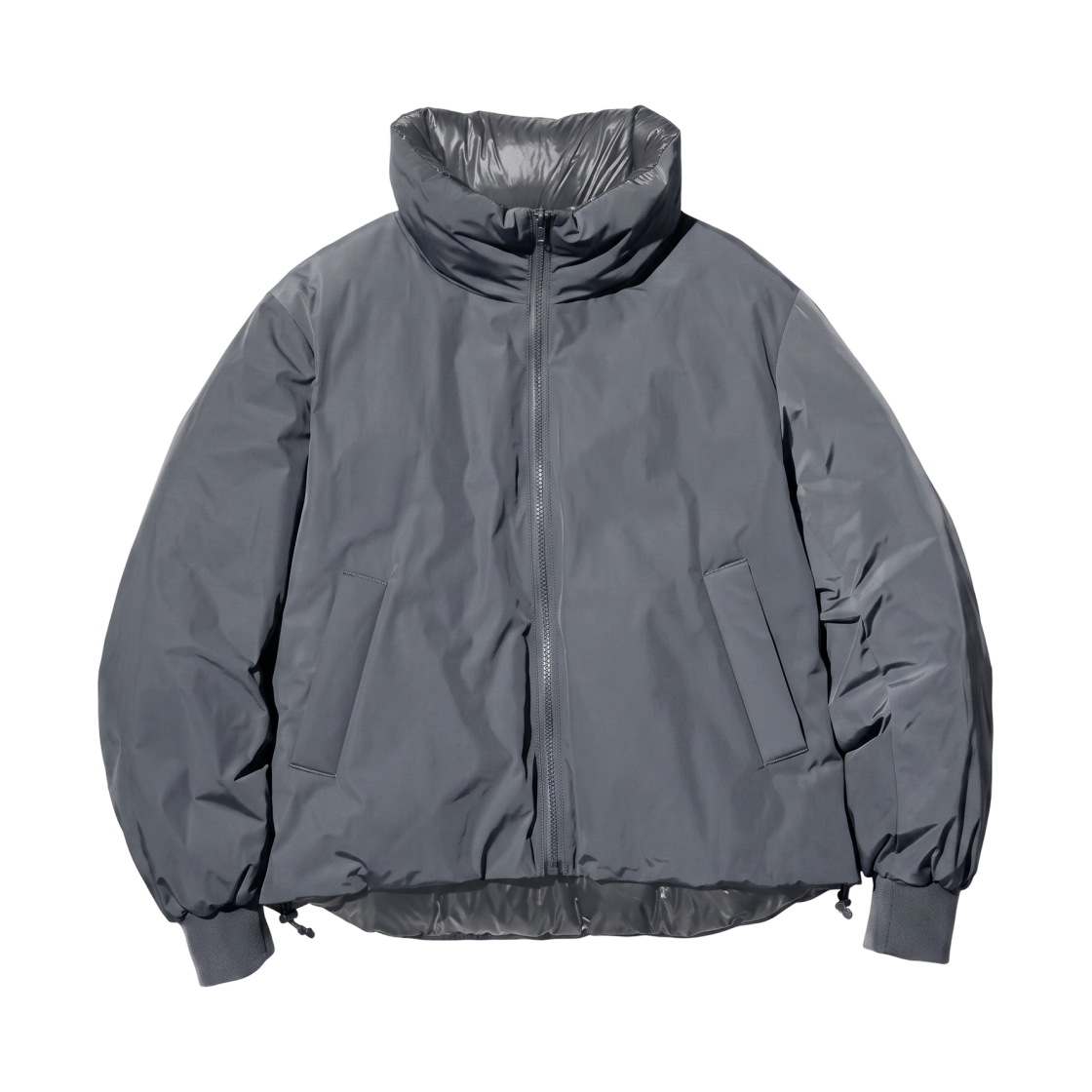 유니클로 리버서블 다운 스탠드 칼라 자켓 그레이(Uniqlo Reversible Down Stand Collar Jacket Gray) - 2