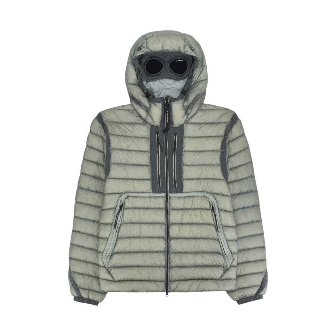 C.P. 컴퍼니 D.D. 쉘 고글 체스트 포켓 자켓 플린트 그레이 - 26FW(C.P. Company D.D. Shell Goggle Chest Pocket Jacket Fallen Rock - 26FW)