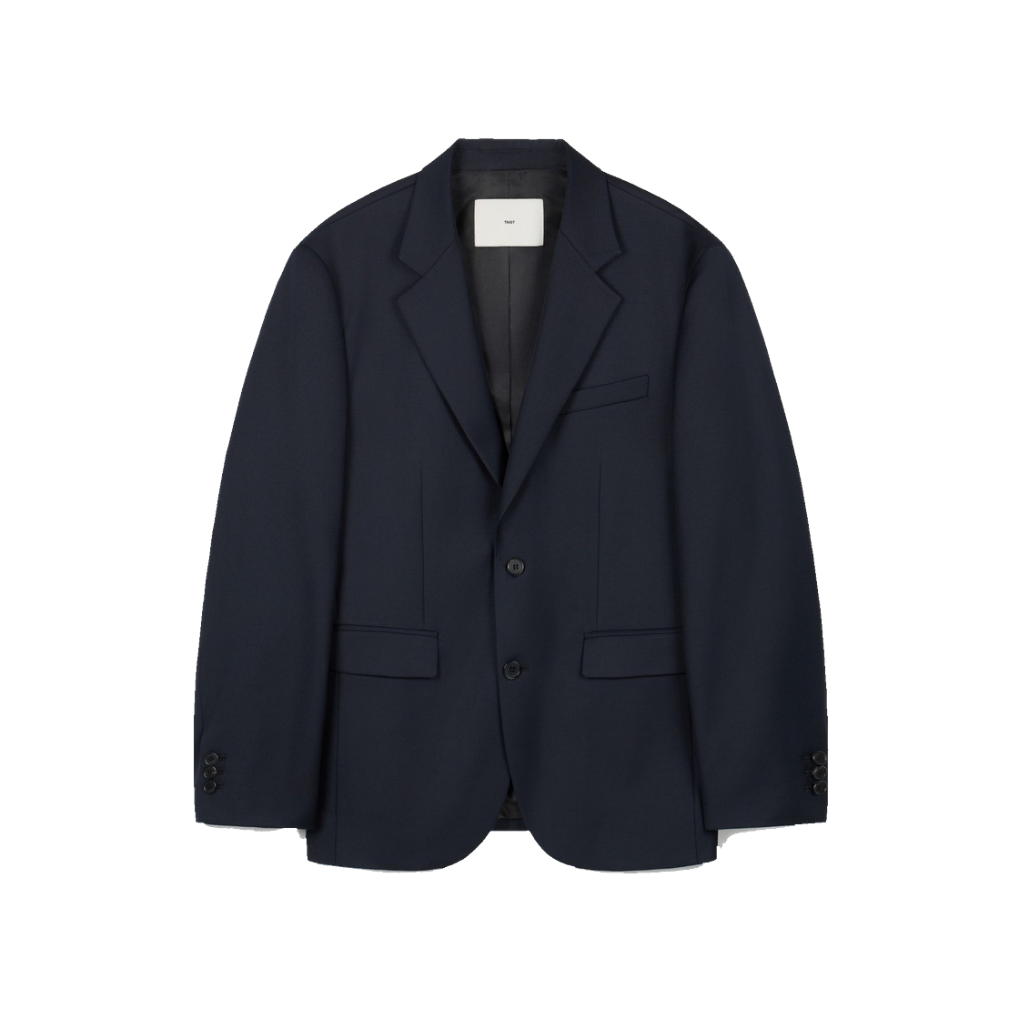 TNJA6F100N2 TNGT Wool Blend Comfort Set-Up Jacket Dark Navy