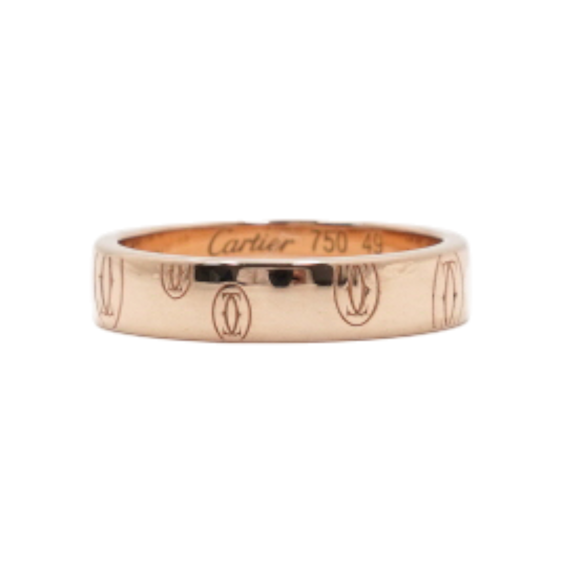 IT9S7FRUQBLS Cartier 18K Pink Gold Happy Birthday Wedding Band Ring