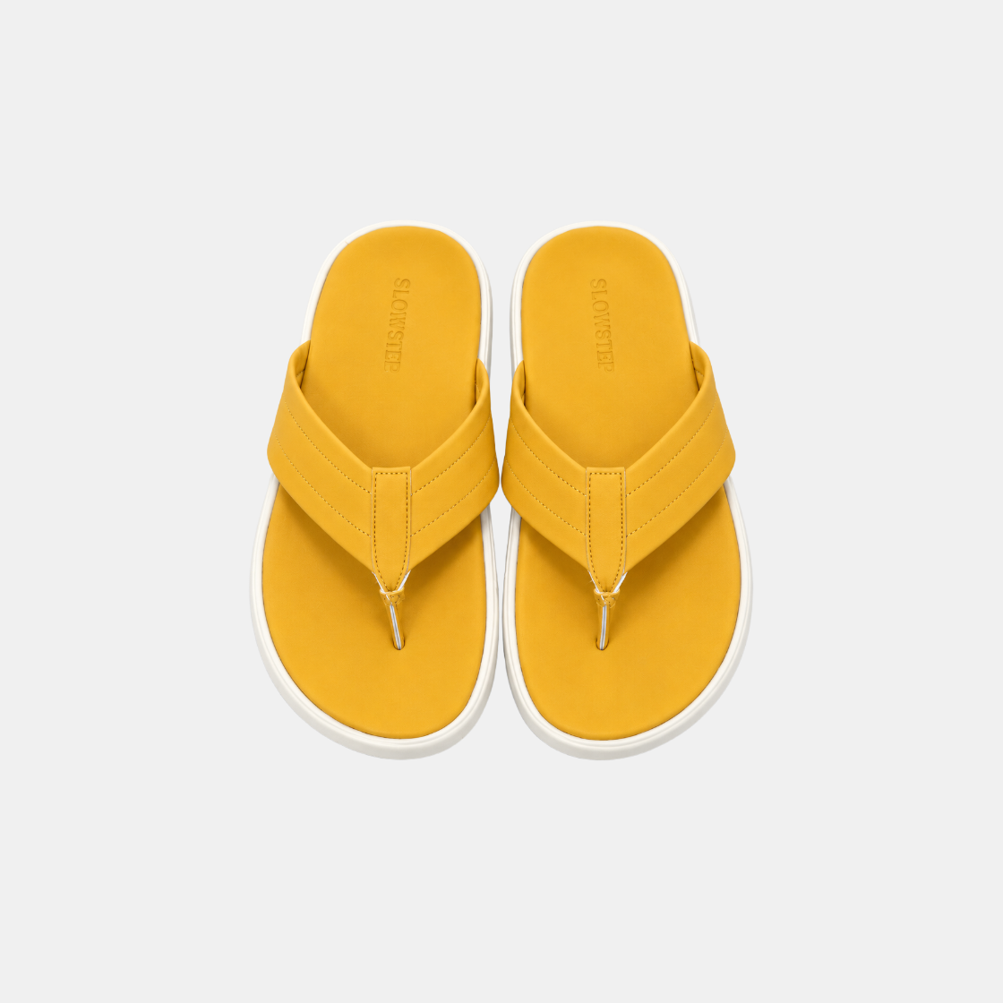 슬로우스텝 SP3333 선샤인 플립플랍 커플 쪼리 옐로우(SLOWSTEP SP3333 Sunshine Flipflop Couple Slippers Yellow) - 2