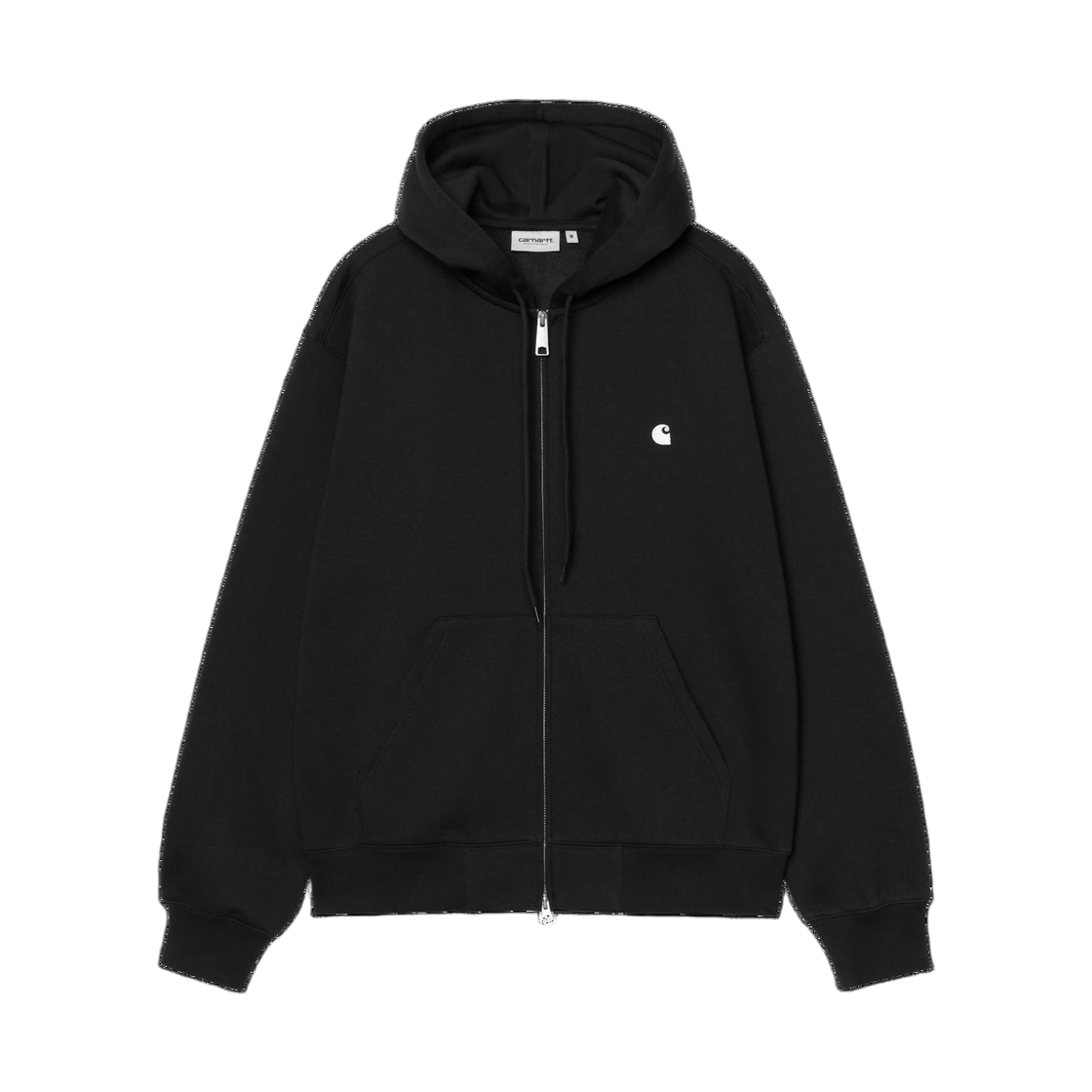I037102-K02-XX Carhartt WIP Hooded Mack Sweat Jacket Black Wax