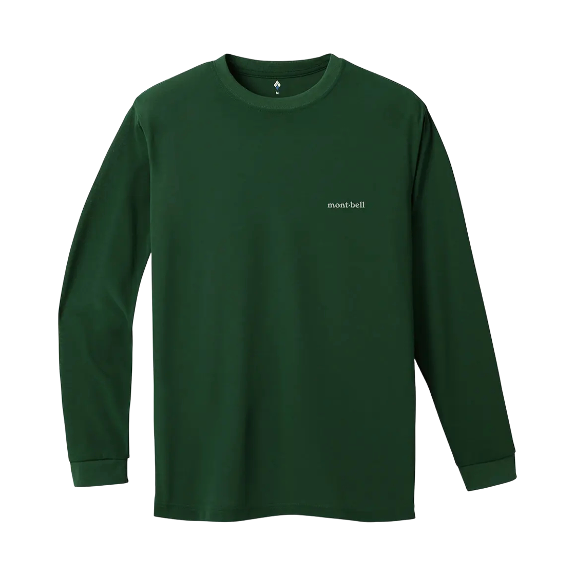 2304465 Montbell Wickron Long Sleeve T-Shirt Dark Green