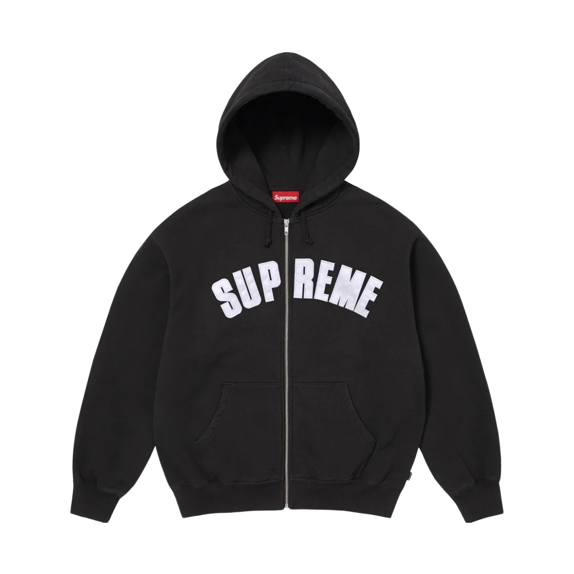 Supreme Supreme x Larry Clark Zip Up Hooded Sweatshirt Black - 26FW · S