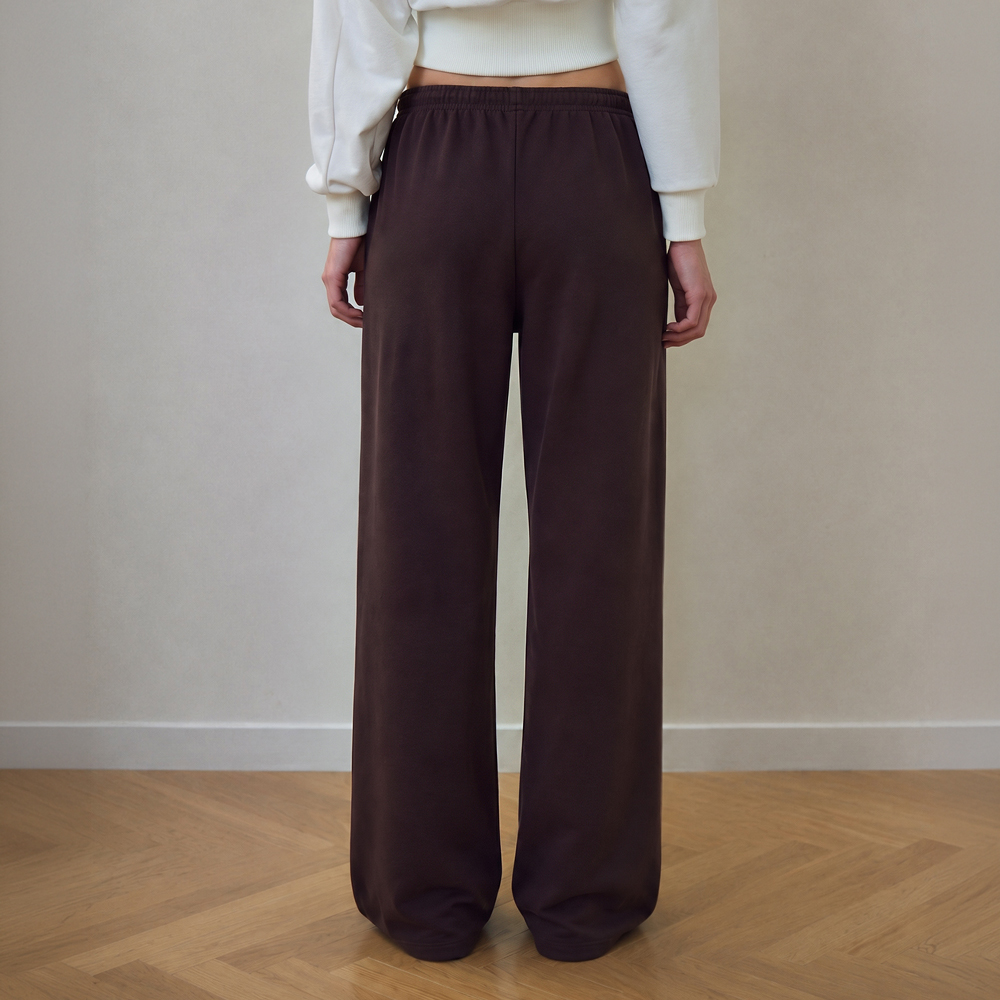 로제프란츠 로즈 자수 스탠다드 스웨트팬츠 [브라운](Rosefrantz Rose Embroidery Standard Sweatpants [Brown]) - 5