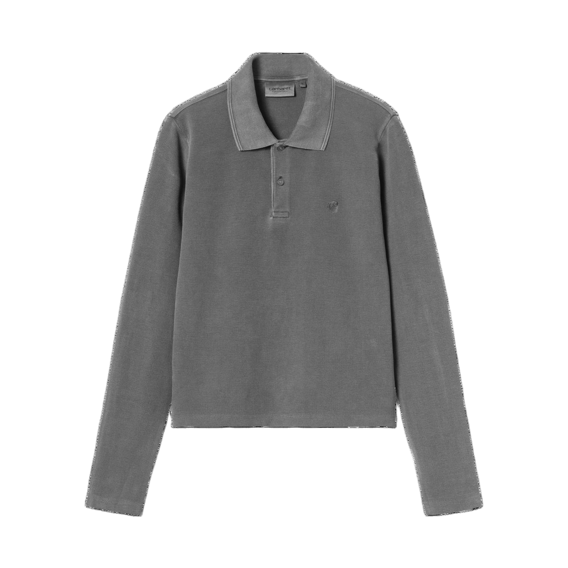 I037171-89-GD (W) Carhartt WIP L/S Dora Polo Black