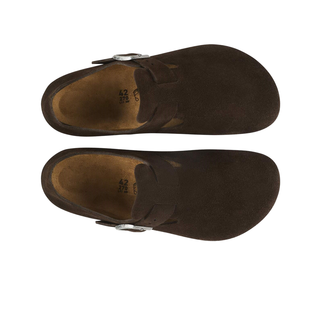 버켄스탁 런던 스웨이드 레더 모카 - 레귤러(Birkenstock London Suede Leather Mocca - Regular) - 2