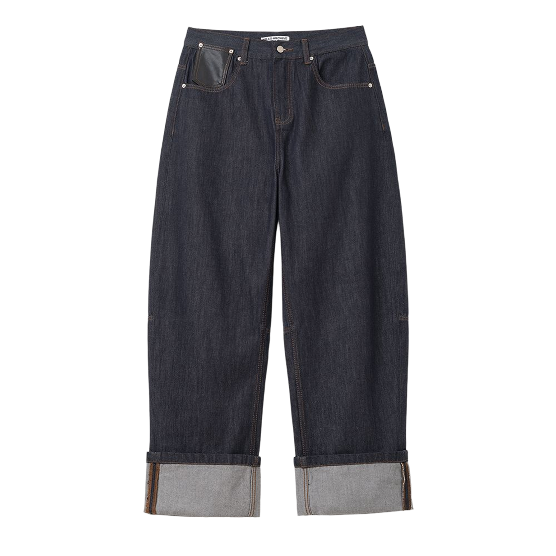 ML960IDB milloarchive Turner Roll Up Denim Pants Indigo Blue