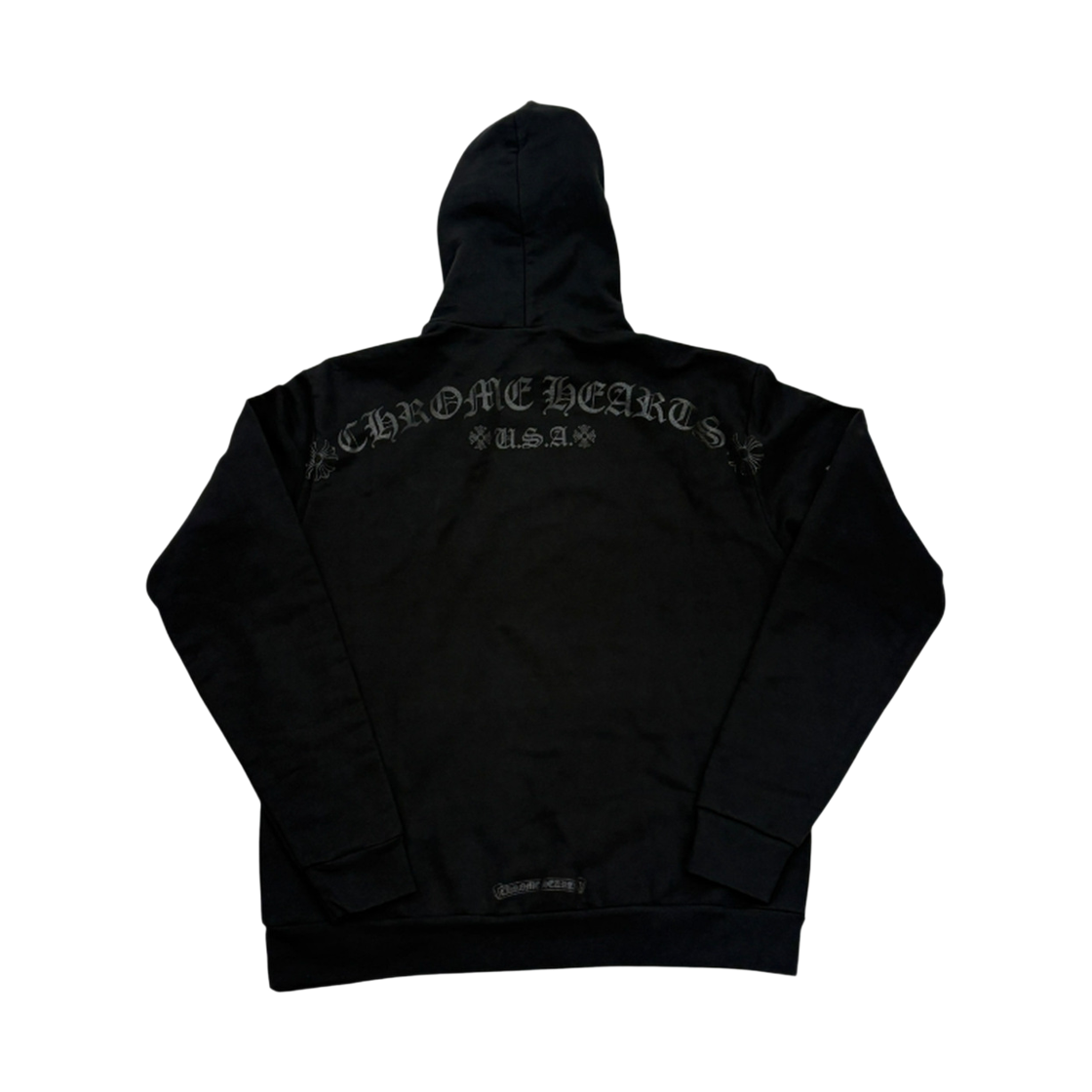 더도산 크롬하츠 플로럴 크로스 후드티(TheDosan x chrome hearts floral cross hoodie) - 2