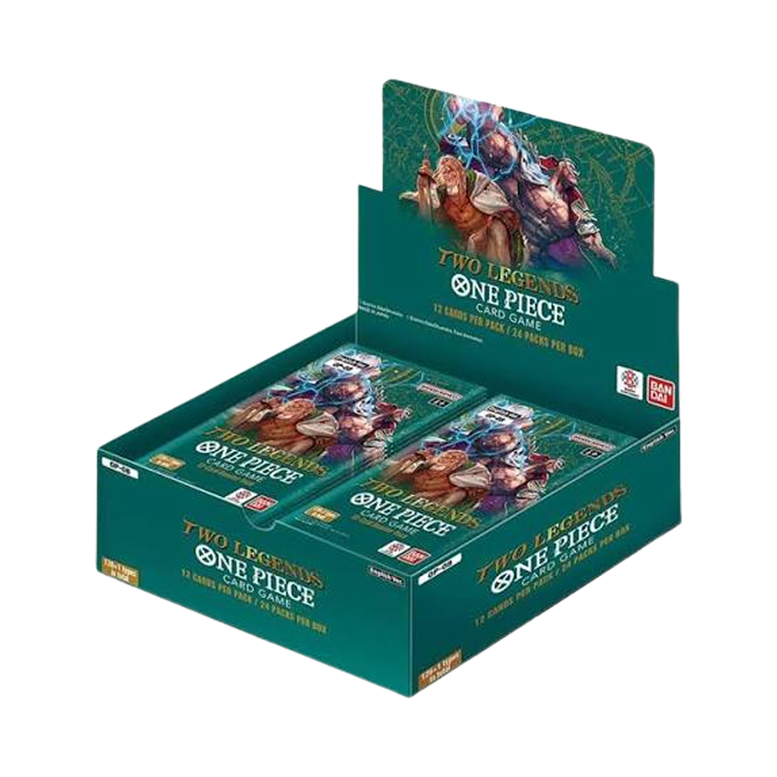 원피스 TCG 부스터 팩 두 전설 박스 (24팩/영문판)(One Piece TCG Booster Pack Two Legends (Pack of 24/English Ver.)) - 1
