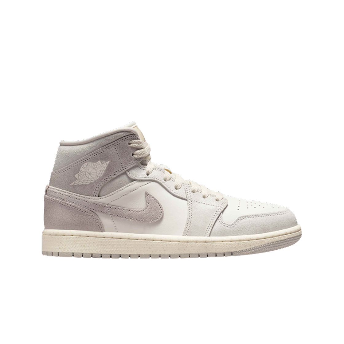 IB7010-001 (W) Jordan 1 Mid SE Light Iron Ore Pale Ivory