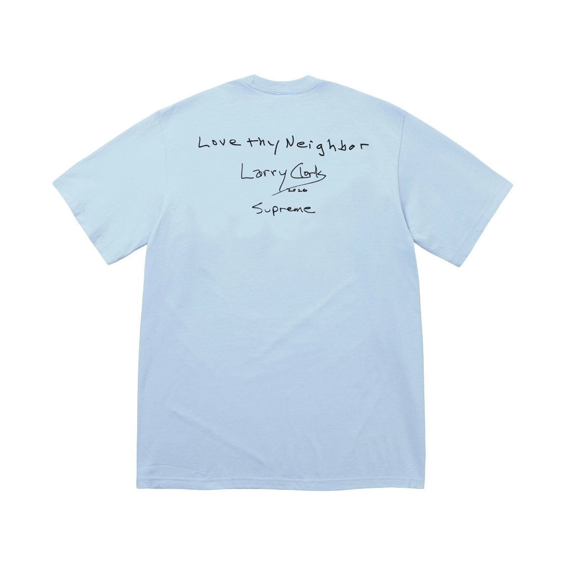 슈프림 x 래리 클락 네이버 티셔츠 파우더 블루 - 26FW(Supreme x Larry Clark Neighbor T-Shirt Powder Blue - 26FW) - 2