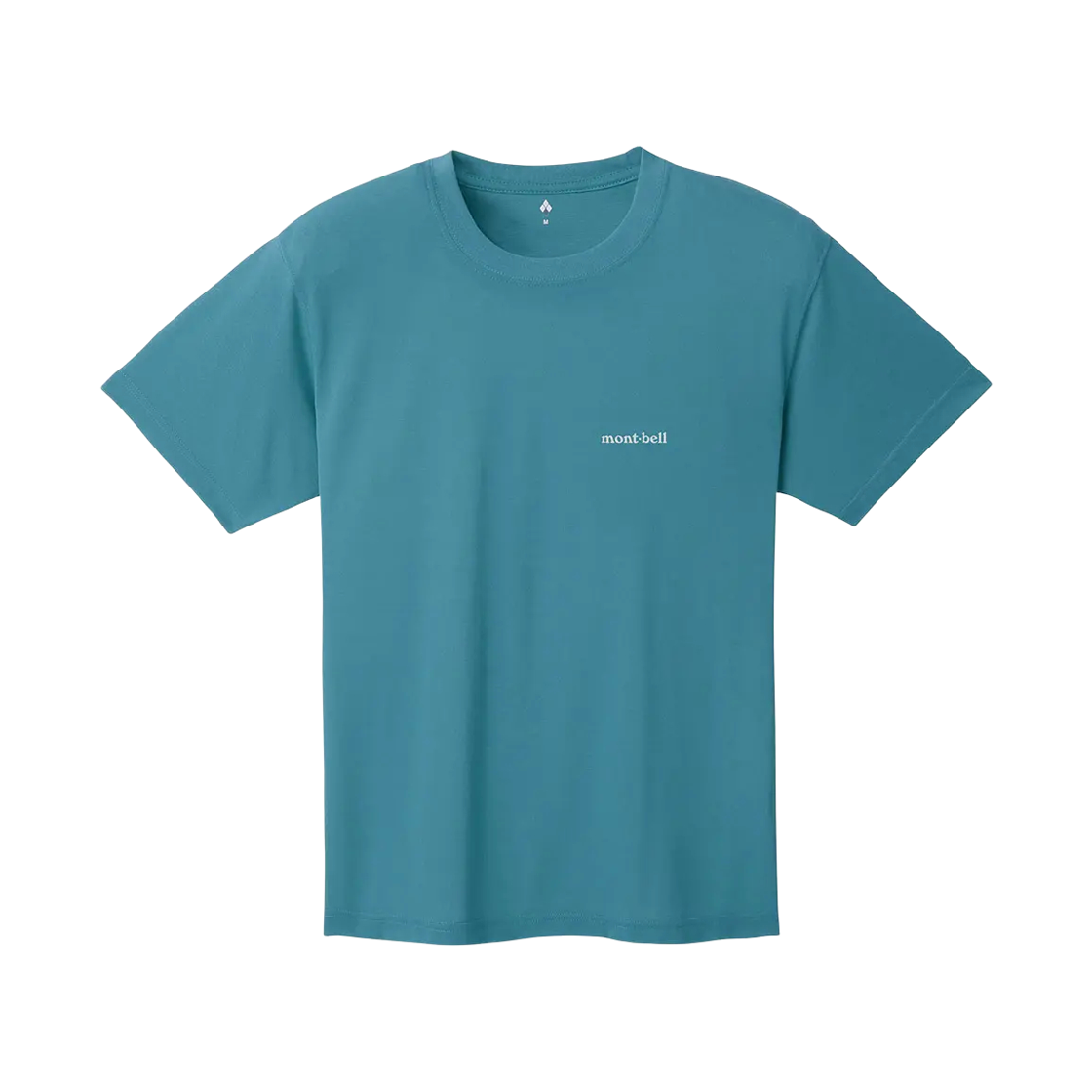 2304545 Montbell Wickron One Point Logo T-Shirt Blue Green