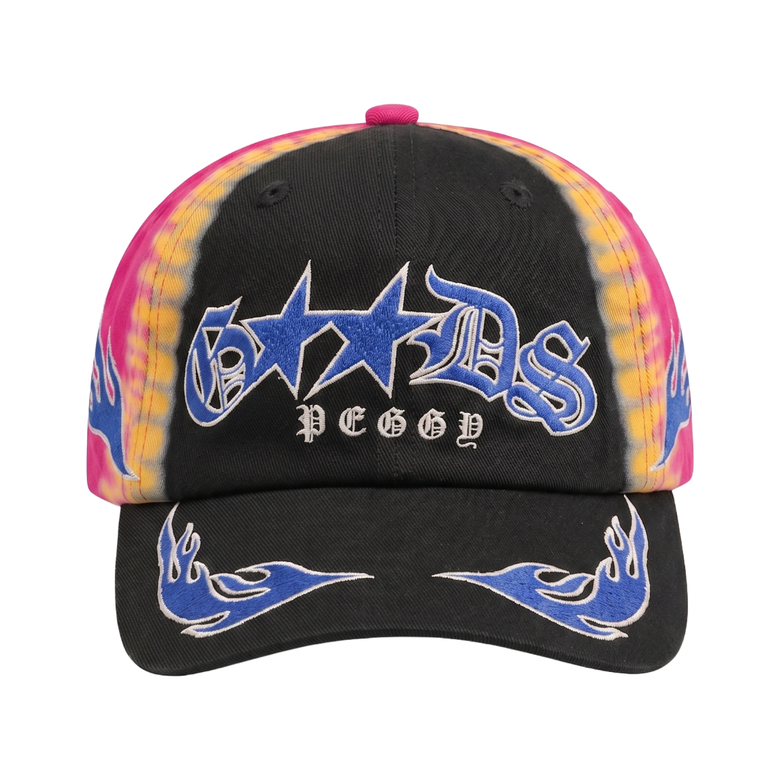 KM6DHTCTJ28BK Twojeys x Peggy Gou Flames Dad Cap Black - 26FW