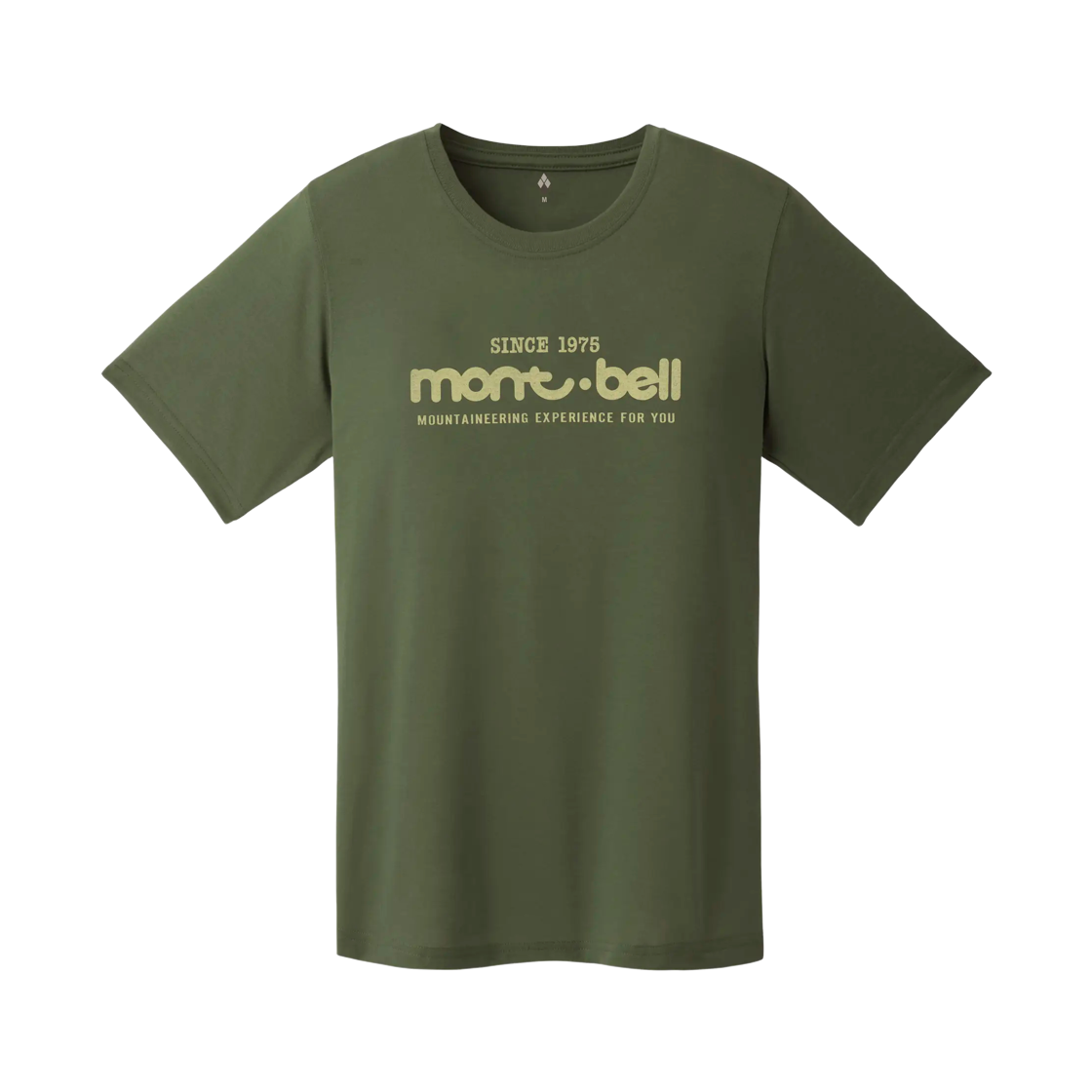 2304027 (W) Montbell Wickron Logo 50th Anniversary T-Shirt Khaki
