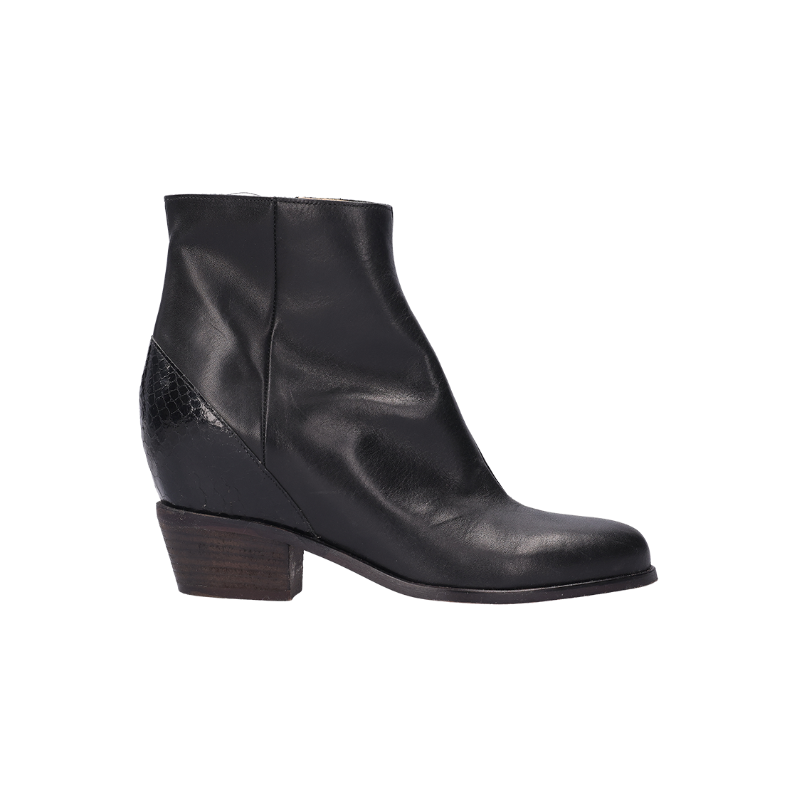 ITDVEVCIFEEG Maison Margiela MM6 Black Napa Leather Boots