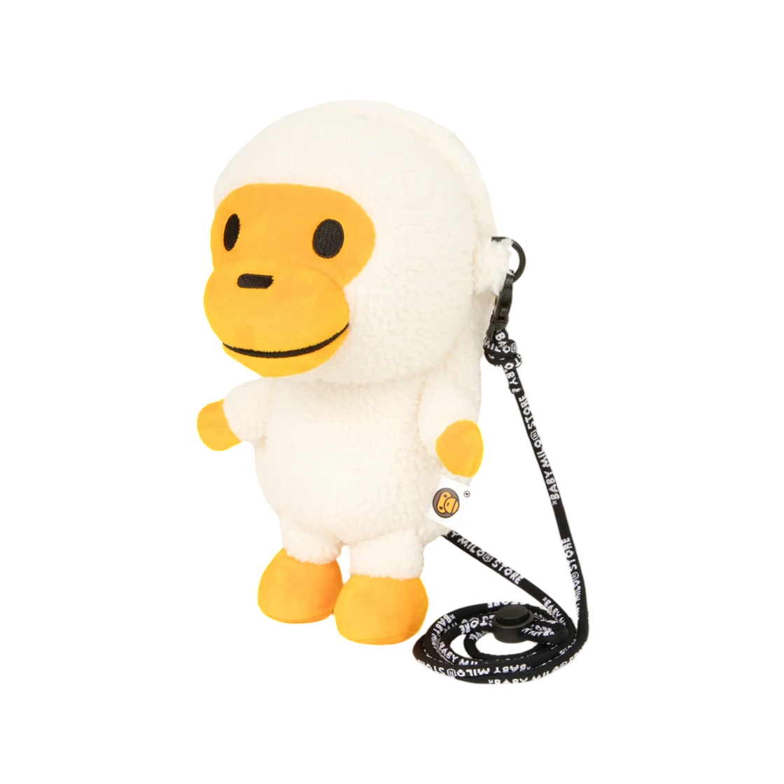 베이프 베이비 마일로 플러시 인형 모바일 폰 백 #2 아이보리(BAPE Baby Milo Plush Doll Mobile Phone Bag #2 Ivory) - 2