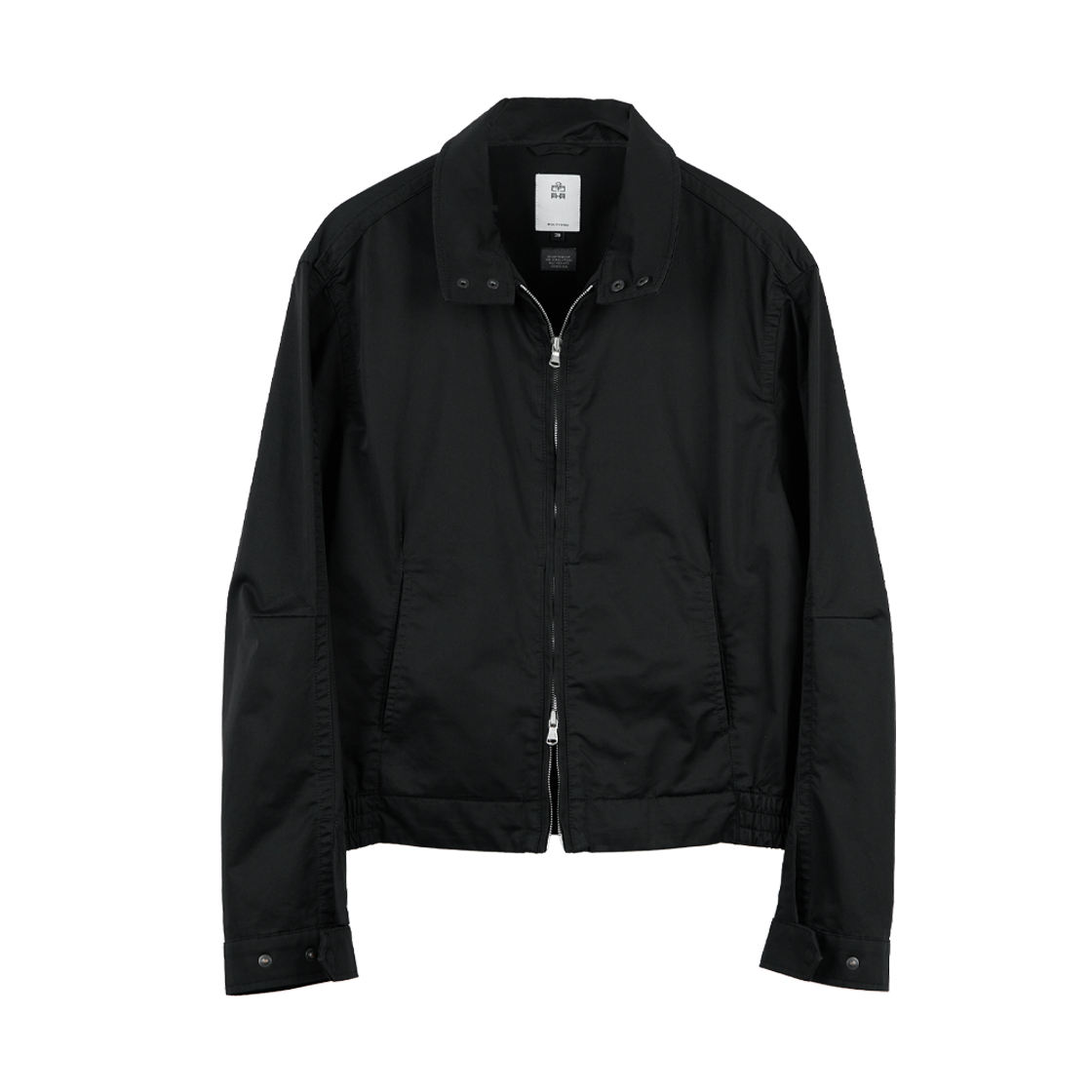 폴리테루 해링턴 자켓 블랙(Polyteru Harrington Jacket Black)