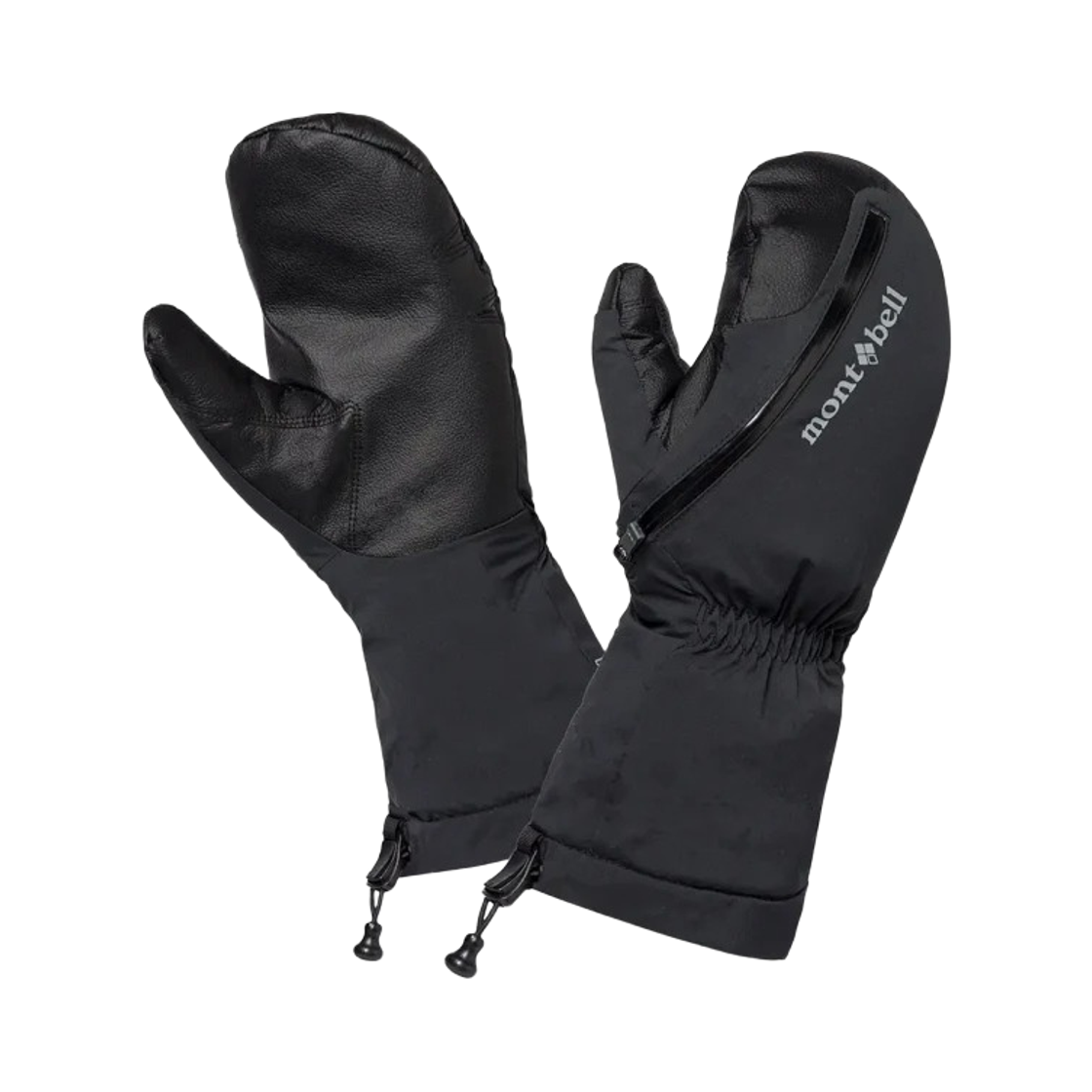 1118914 Montbell Powder Zip Mittens Black
