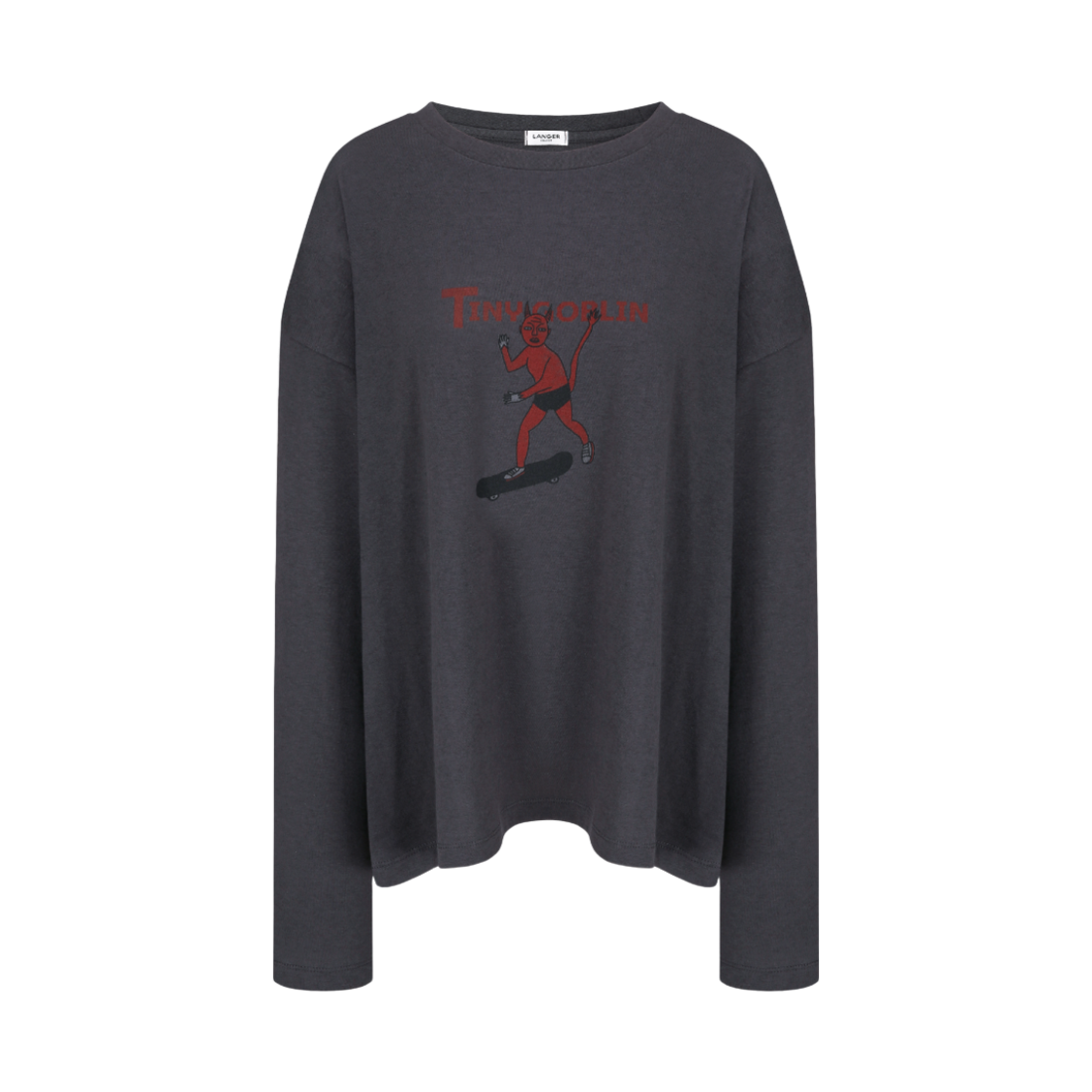 MF26TS051 Langer Goblin Graphic T-shirt Charcoal