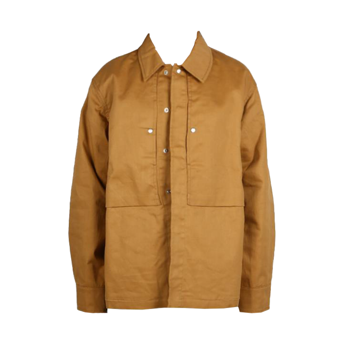J47BN0005-J45010-257 Jil Sander Denim Cotton Jacekt Dark Beige