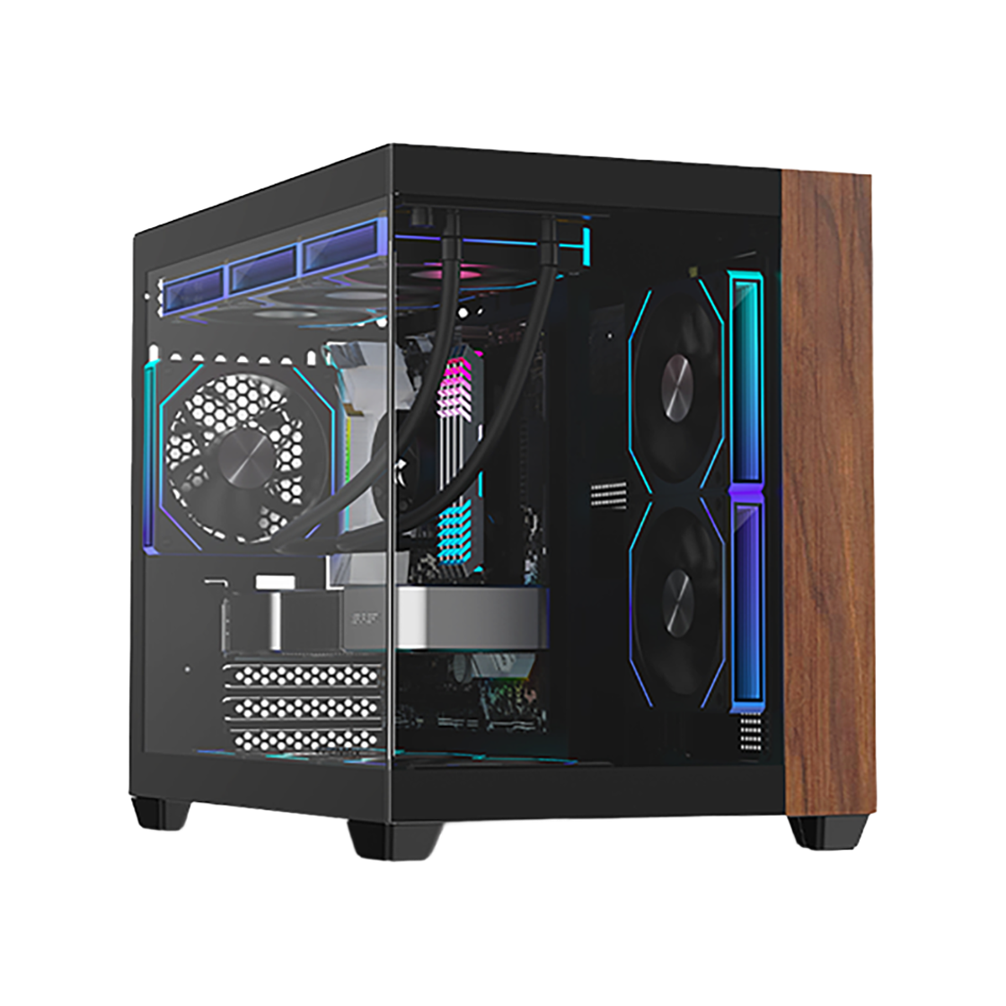 우디즘 04 JT WOODISM 04 High-End Gaming Desktop PC (9600X / B850M(WiFi) / DDR5 32G / 1TB / RTX 5060 / Windows 11)
