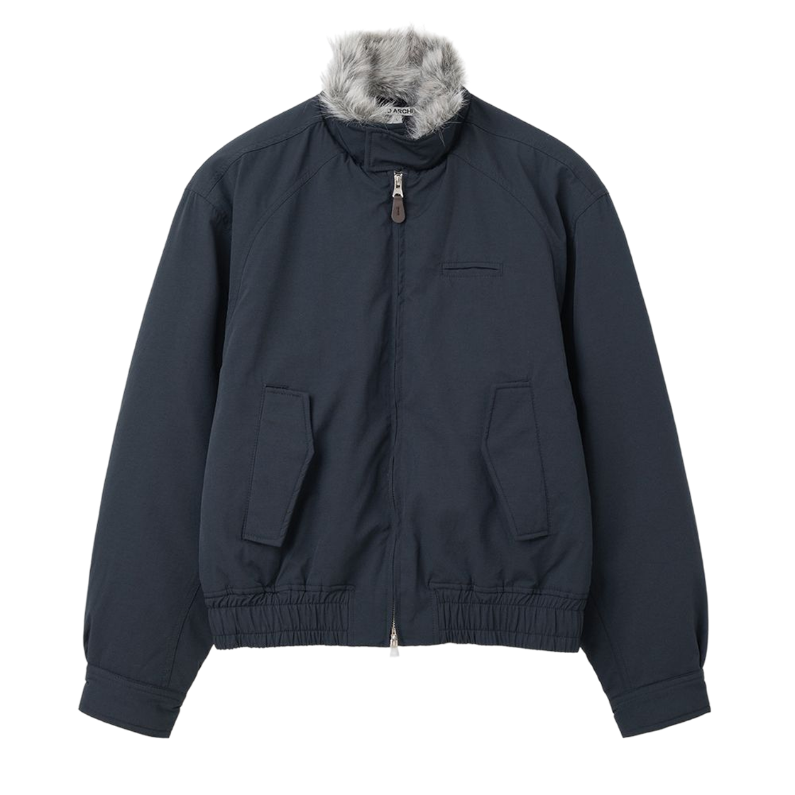 ML939NAV milloarchive Arctic Fur Harrington Jacket Navy