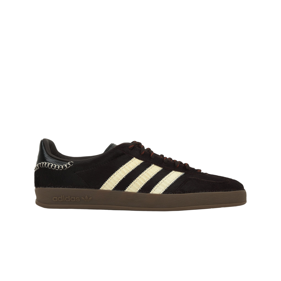 KK3640 Adidas x Wales Bonner Gazelle Pony Aurora Coffee Wonder White