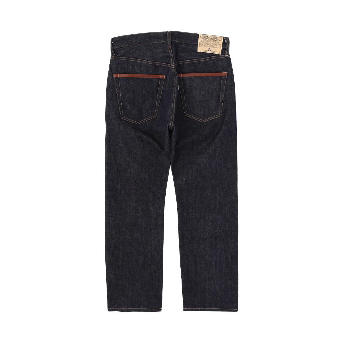 [예약배송] 아비렉스 헤리티지 타입 2 레더 팬츠 브라운([예약배송] Avirex Heritage Denim Type-2 "Leather" Pants Brown) - 2