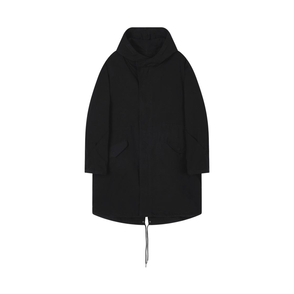 에이지오브파라마운트 윙 테일 파카 블랙(AGEOFPARAMOUNT Wing Tail Parka Black)