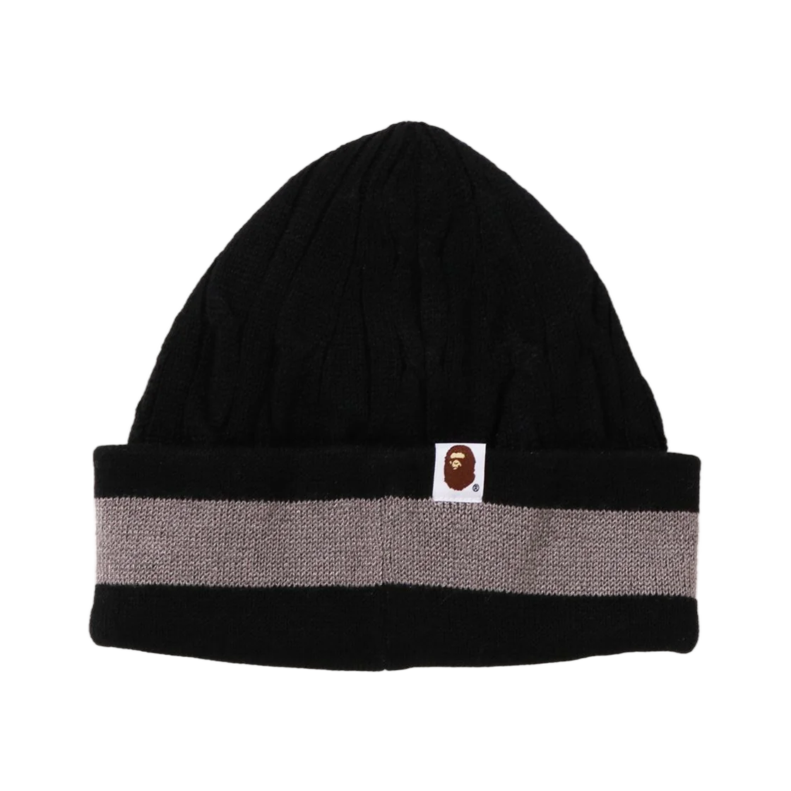 베이프 케이블 니트 캡 블랙(BAPE Cable Knit Cap Black) - 2