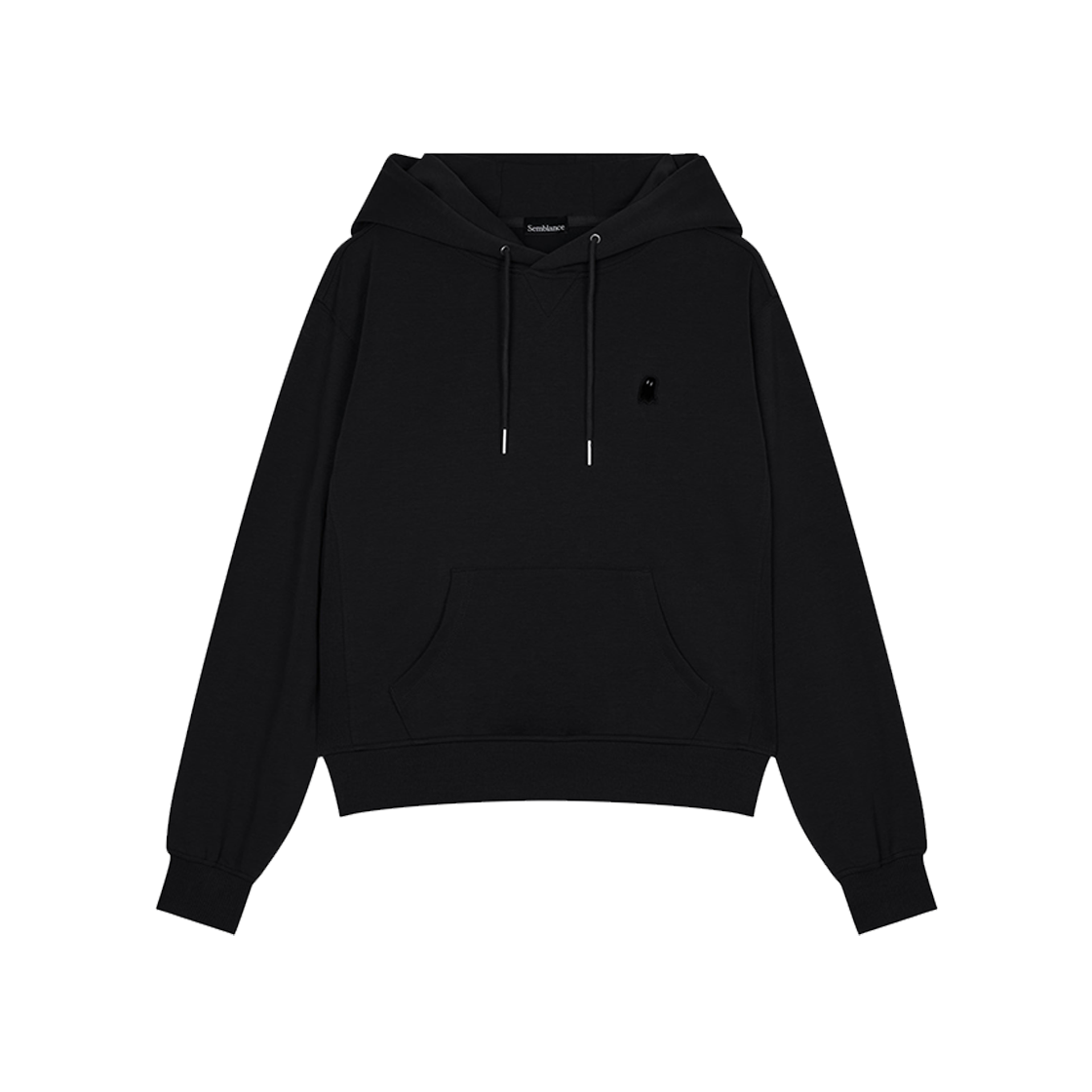 지오송지오 셈블런스 우먼 포에트리 크롭 후드 블랙 ZI4TS805BK(ZIOSONGZIO SEMBLANCE WOMAN POETRY CROP HOOD BLACK) - 2
