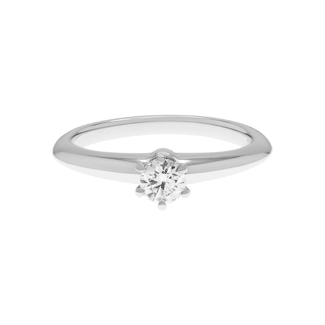 ITT2A2ODSOFK Tiffany & Co. Solitaire Diamond Ring Platinum