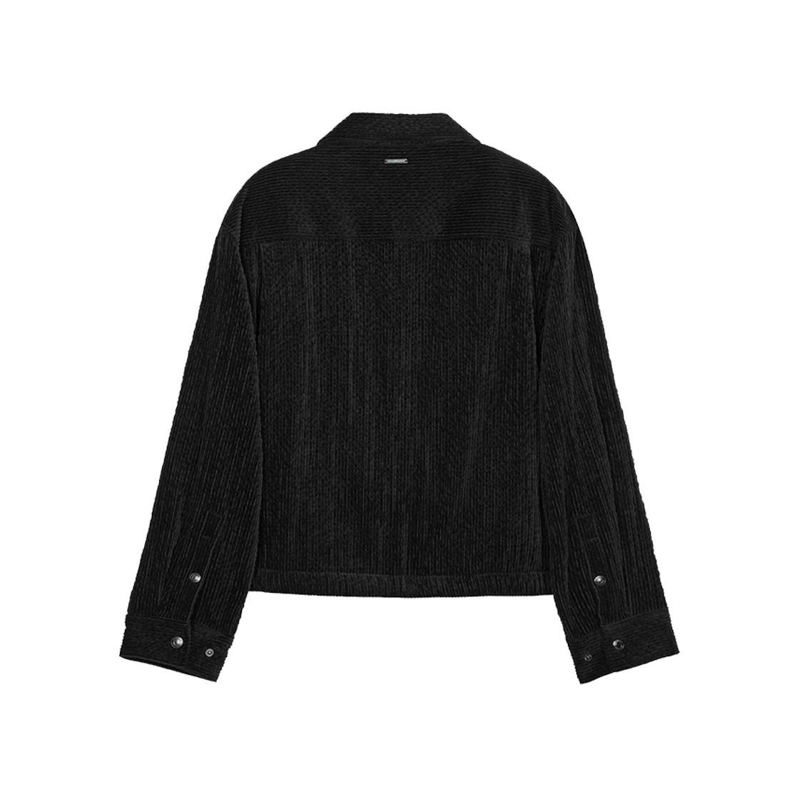 지오송지오 셈블런스 우먼 코듀로이 집업 셔츠 블랙 ZI4SH808BK(ZIOSONGZIO SEMBLANCE WOMAN CORDUROY ZIP UP SHIRT BLACK) - 2