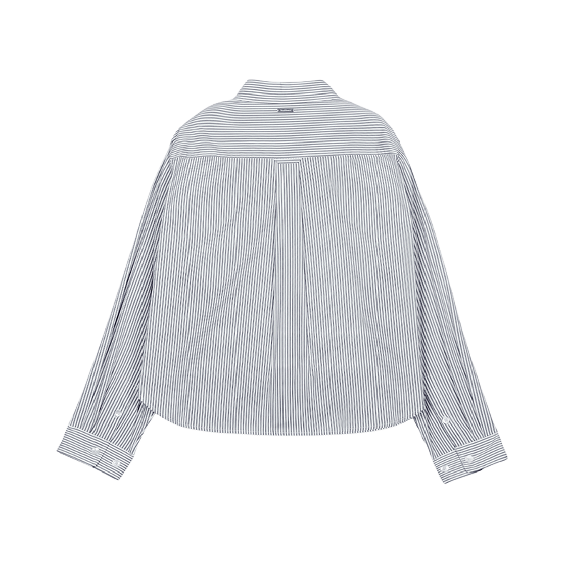 지오송지오 셈블런스 우먼 시그니처 스트라이프 셔츠 블랙 ZI4SH801BK(ZIOSONGZIO SEMBLANCE WOMAN SIGNATURE STRIPE SHIRT BLACK) - 2