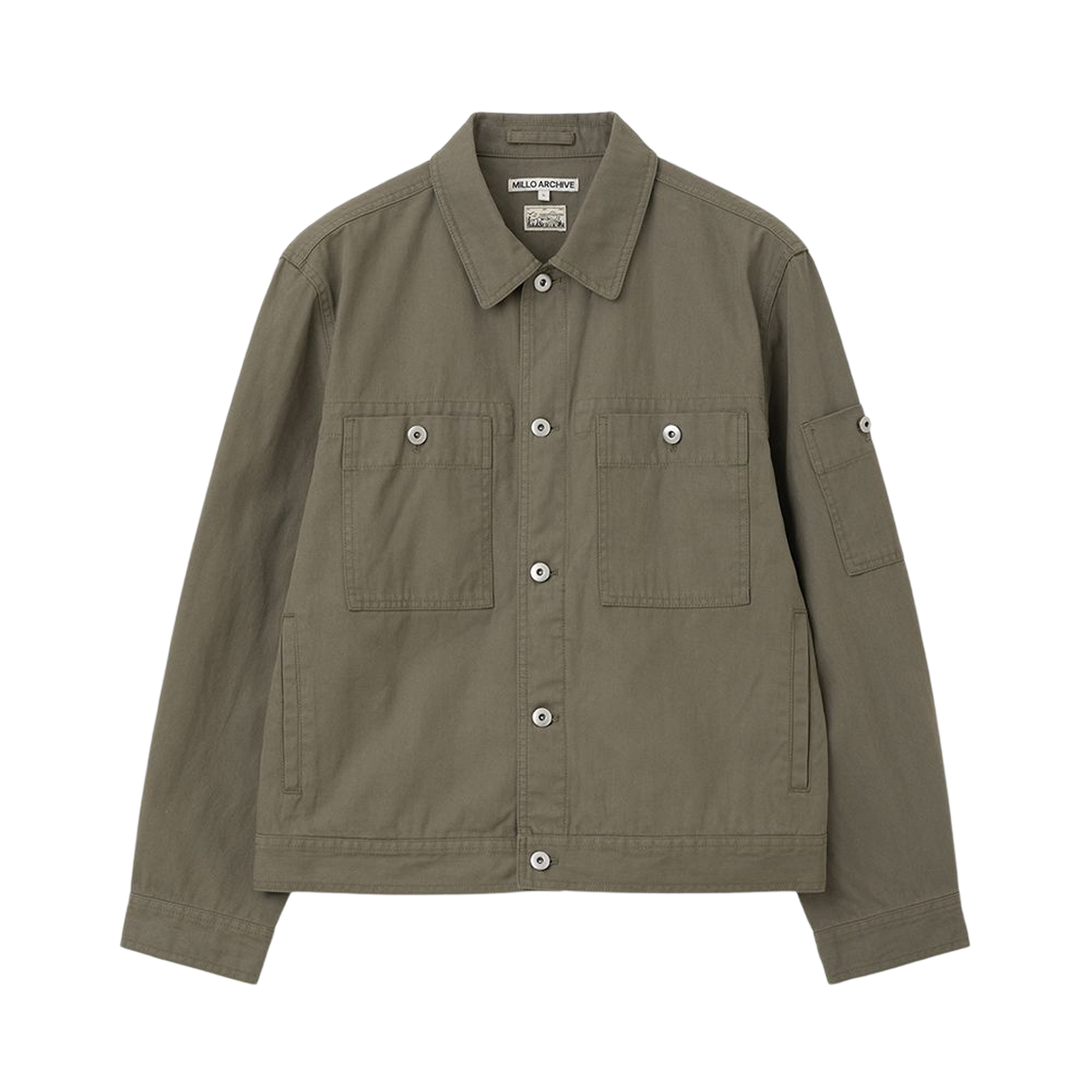 ML935KAK milloarchive Vintage HBT Aviator Jacket Khaki