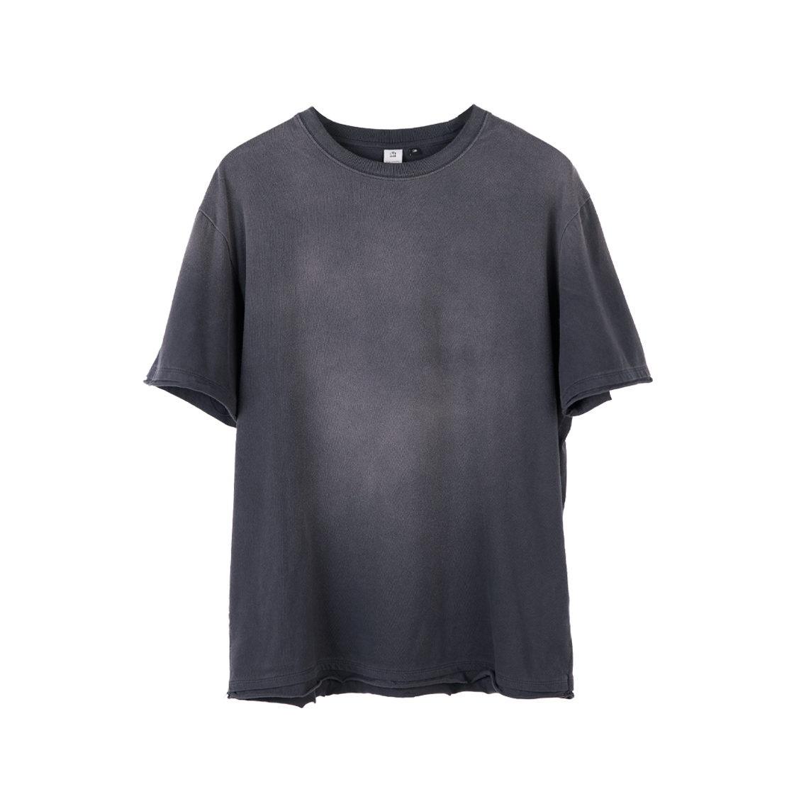 폴리테루 블랭크 티 선 페이디드 퍼플 그레이(Polyteru Blank Tee Sun Faded Purple Gray)