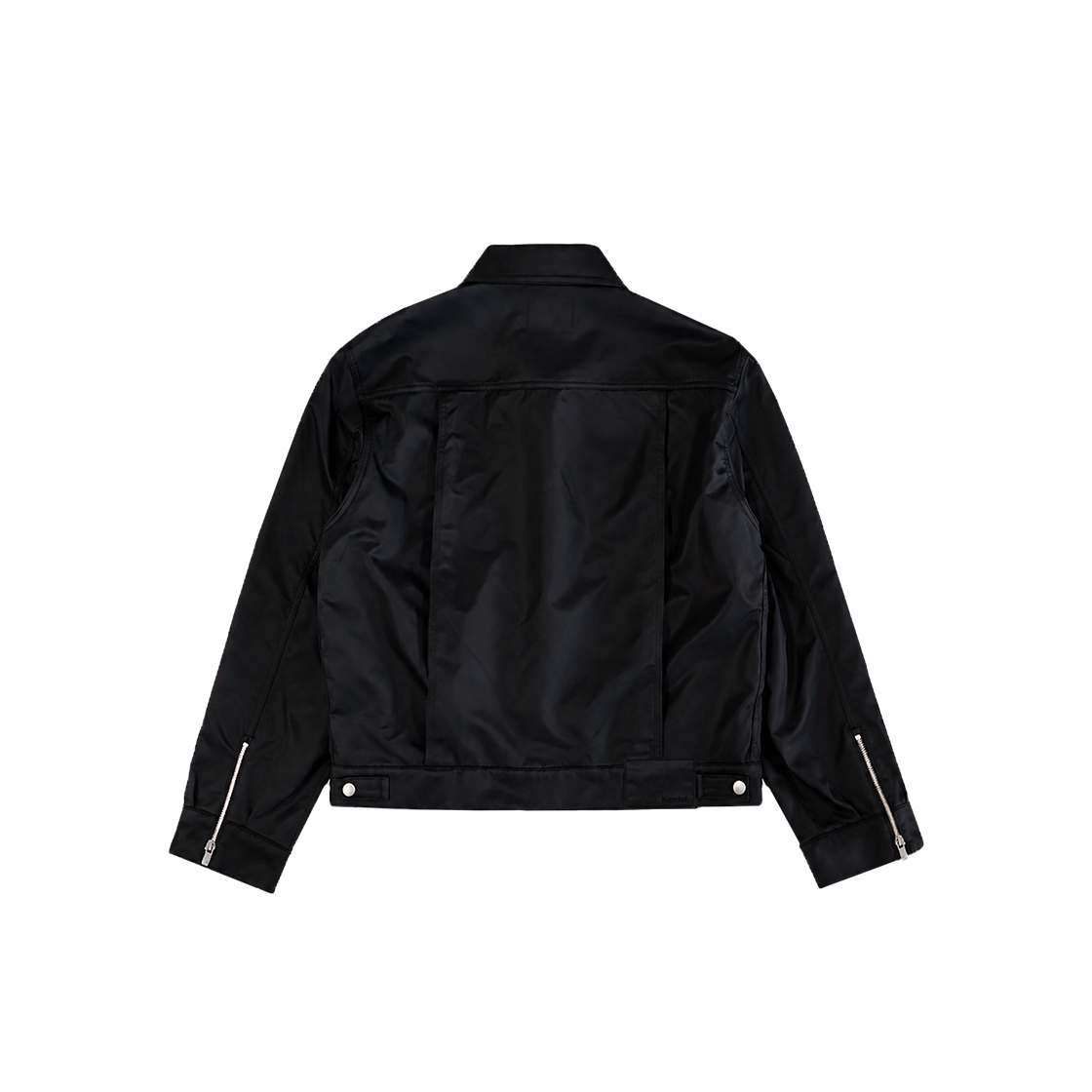 카미엔 나일론 크롭 트러커 자켓 블랙(Kamien Nylon Crop Trucker Jacket Black) - 2