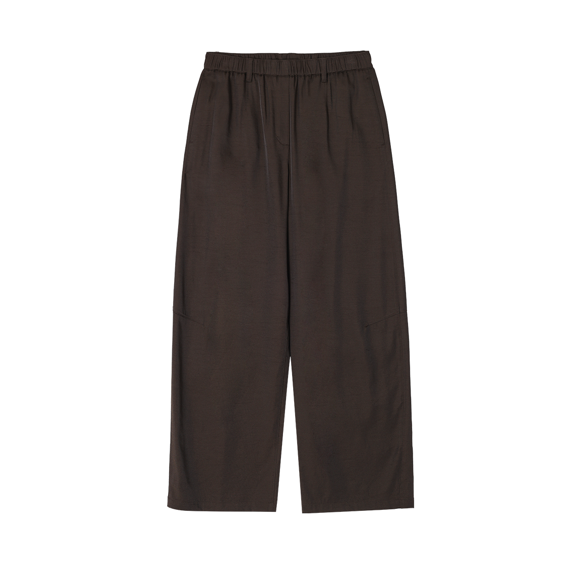 WI5PT515BR (W) SONGZIO Curved Wide Pants Brown